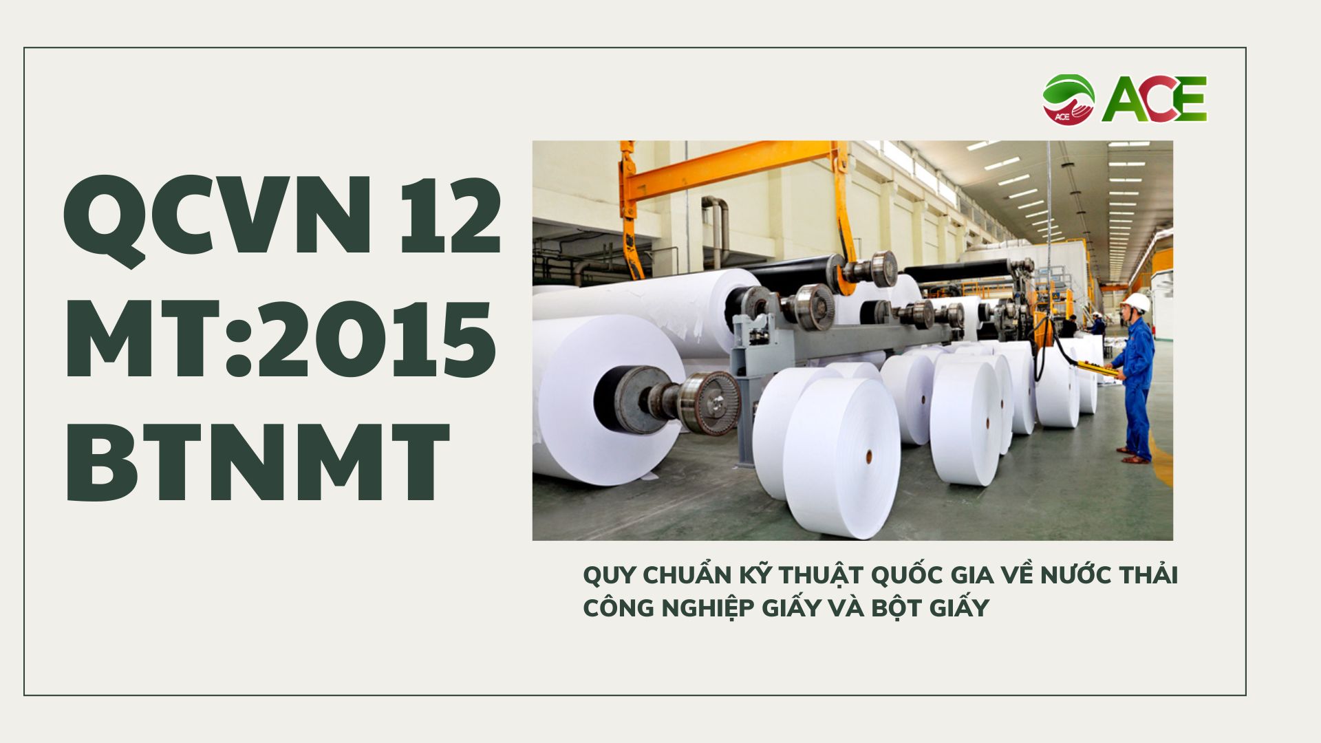 QCVN 12 - MT:2015/BTNMT 